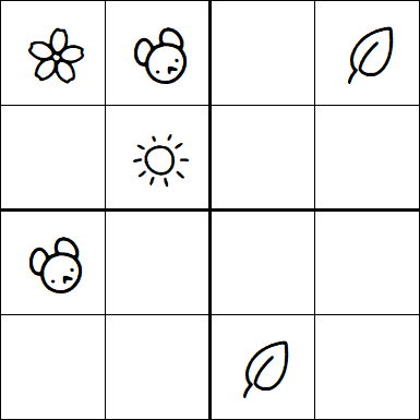 Kids Sudoku 4x4 - Medio