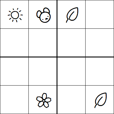 Kids Sudoku 4x4 - Moyen