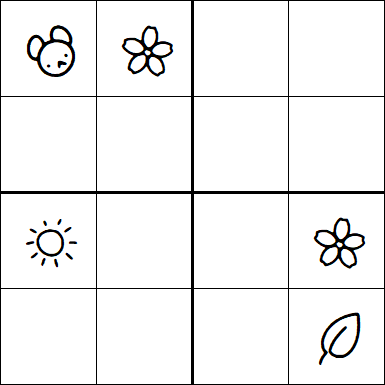 Kids Sudoku 4x4 - Medio