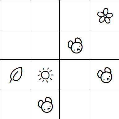 Kids Sudoku 4x4 - Medio