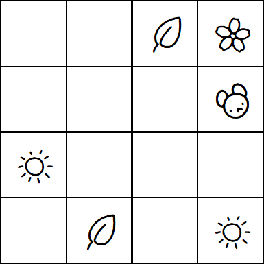 Kids Sudoku 4x4 - Medio