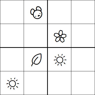 Kids Sudoku 4x4 - Medio