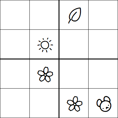 Kids Sudoku 4x4 - Medio