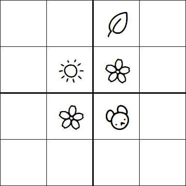 Kids Sudoku 4x4 - Medio