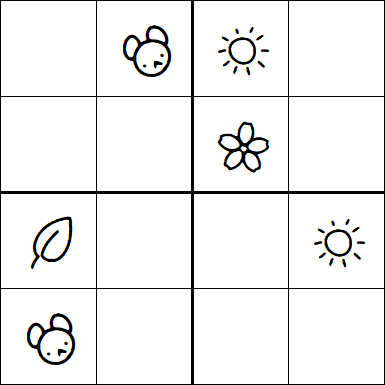 Kids Sudoku 4x4 - Medio