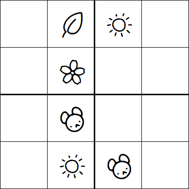 Kids Sudoku 4x4 - Medio