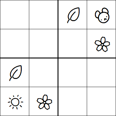 Kids Sudoku 4x4 - Medio