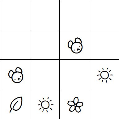 Kids Sudoku 4x4 - Medio