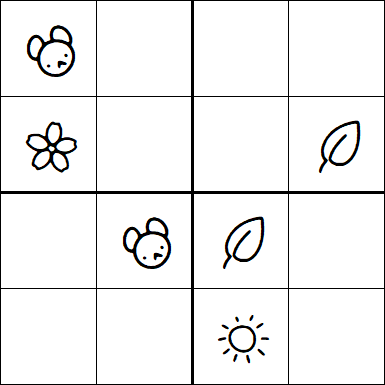 Kids Sudoku 4x4 - Moyen