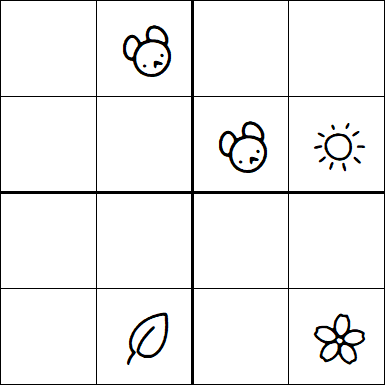 Kids Sudoku 4x4 - Medio