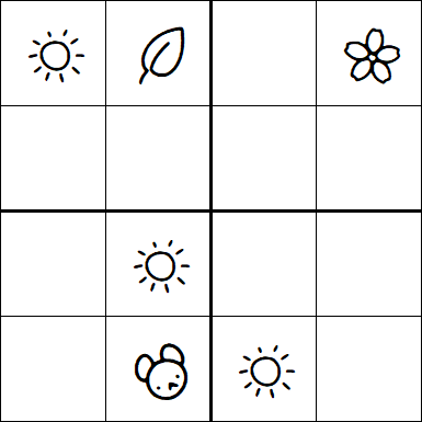 Kids Sudoku 4x4 - Medio