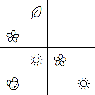 Kids Sudoku 4x4 - Medio