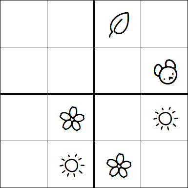 Kids Sudoku 4x4 - Medio