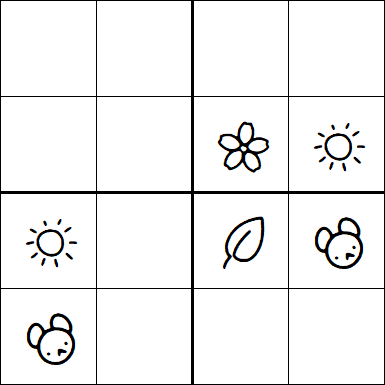 Kids Sudoku 4x4 - Medio
