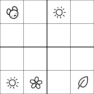 Kids Sudoku 4x4 - Medio