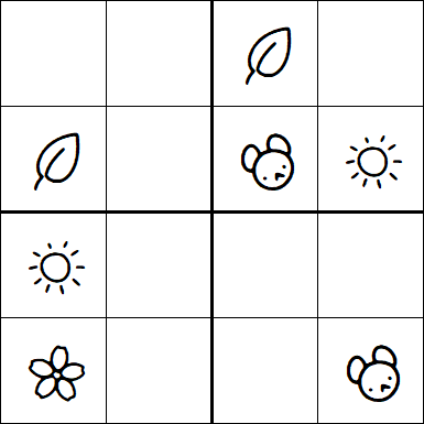 Kids Sudoku 4x4 - Medio