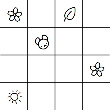 Kids Sudoku 4x4 - Medio