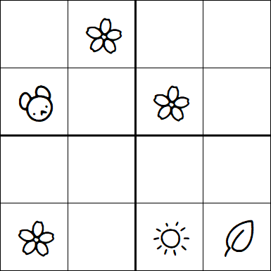 Kids Sudoku 4x4 - Medio