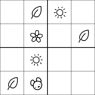 Kids Sudoku 4x4 - Medio