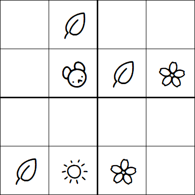 Kids Sudoku 4x4 - Medio