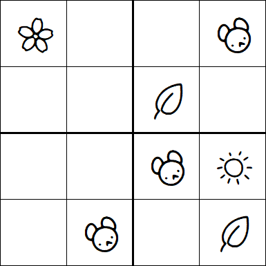Kids Sudoku 4x4 - Medio