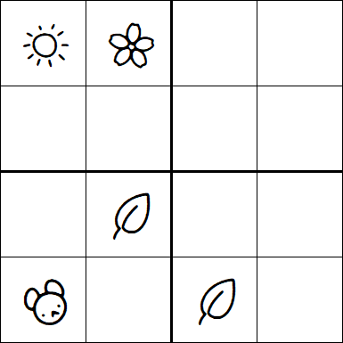 Kids Sudoku 4x4 - Medio