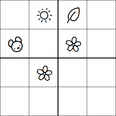 Kids Sudoku 4x4 - Medio