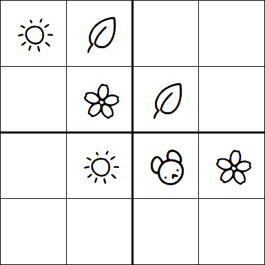 Kids Sudoku 4x4 - Medio