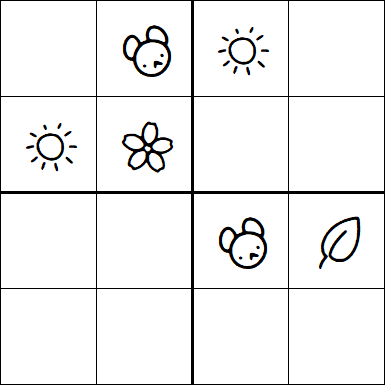 Kids Sudoku 4x4 - Medio