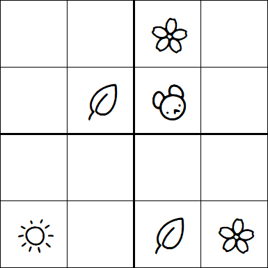 Kids Sudoku 4x4 - Medio