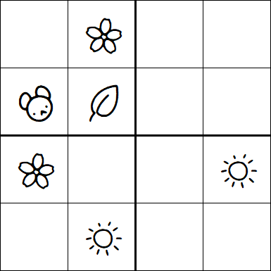 Kids Sudoku 4x4 - Medio