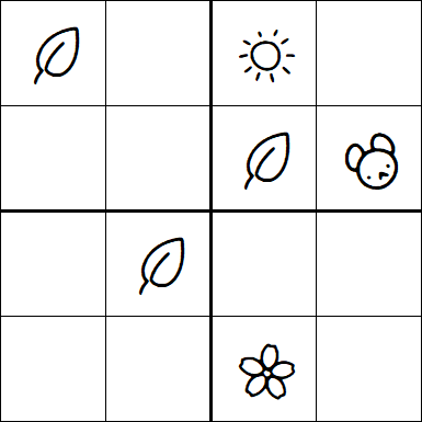 Kids Sudoku 4x4 - Medio