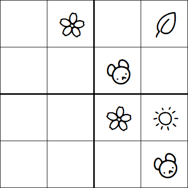 Kids Sudoku 4x4 - Medio
