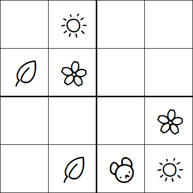 Kids Sudoku 4x4 - Medio