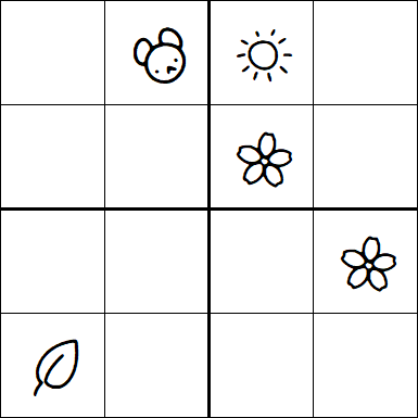 Kids Sudoku 4x4 - Medio