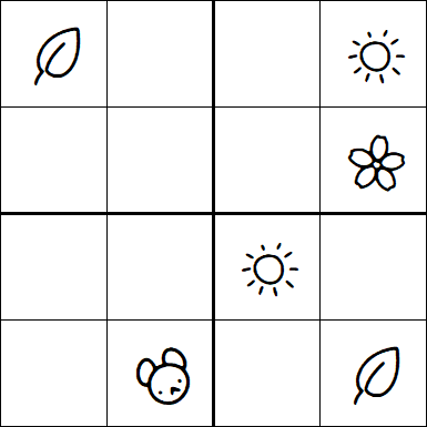 Kids Sudoku 4x4 - Medio
