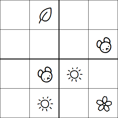 Kids Sudoku 4x4 - Medio