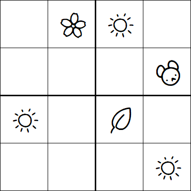 Kids Sudoku 4x4 - Moyen