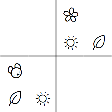 Kids Sudoku 4x4 - Moyen