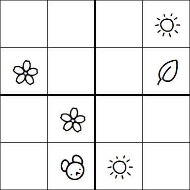 Kids Sudoku 4x4 - Medium