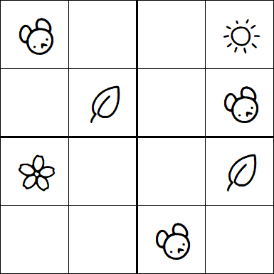 Kids Sudoku 4x4 - Medio
