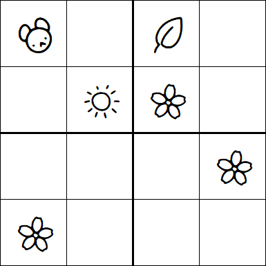 Kids Sudoku 4x4 - Medio