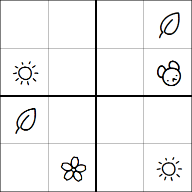 Kids Sudoku 4x4 - Medio