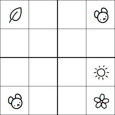Kids Sudoku 4x4 - Medio