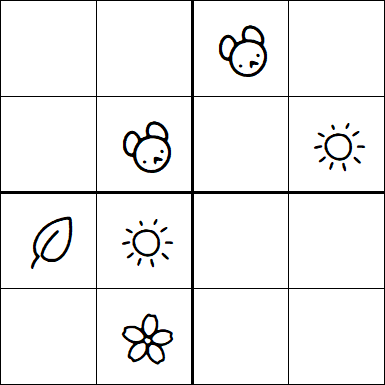 Kids Sudoku 4x4 - Medium