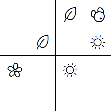 Kids Sudoku 4x4 - Medium