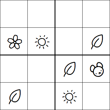 Kids Sudoku 4x4 - Medium
