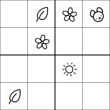 Kids Sudoku 4x4 - Medium