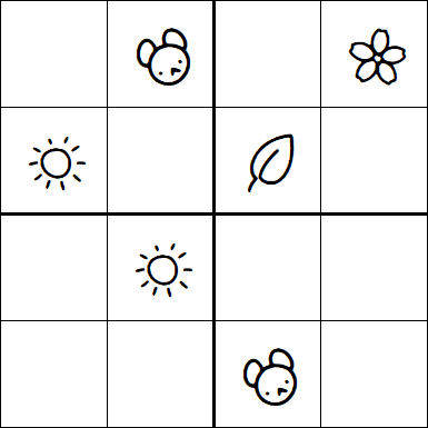Kids Sudoku 4x4 - Medium