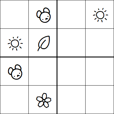 Kids Sudoku 4x4 - Medio